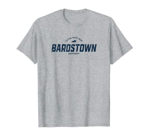 Bardstown Kentucky KY Vintage Athletic Navy Logo deportivo Camiseta