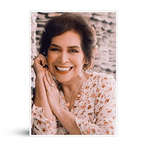 Personalized Ceramic Photo for Headstone, Waterproof Picture for Grave Cemetery Tombstone Pictures Porcelain Cameo Funeral Portrait Memorial Monument Photo for Burial Stone Hanging Decorative Tiles
