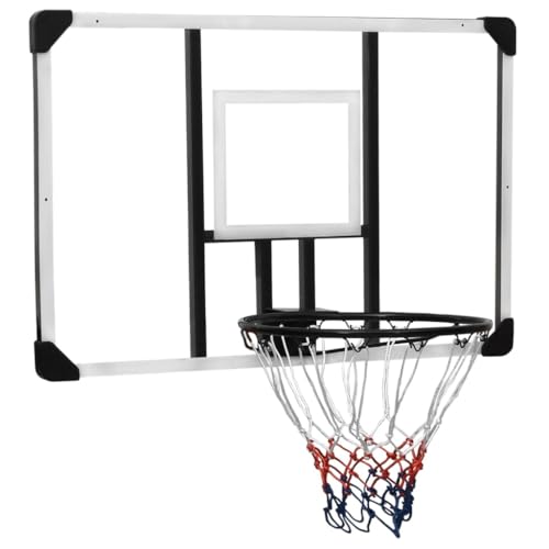 vidaXL Panneau de Basket-Ball Transparent 106x69x3 cm Polycarbonate