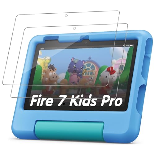 Image of XunyLyee Screen Protector for 7 Kids Pro/ 7 Kids Tablet Tempered Glass, 9H Hardness, Anti-Scratch, 2 Pack