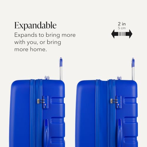 Image of SwissGear 7366, Cobalt, Checked-Large 27-Inch, Signature Hardside Expandable Luggage With Spinner Wheels