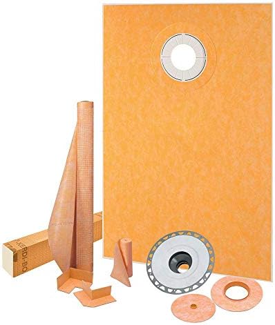 Schluter Kerdi-Shower Kit 38" x60", Offset PVC Flange