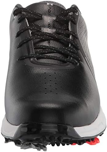 Under Armour Men's Charged Draw RST Golf Shoe, Black (001)/White, 7 Wide | Image 1