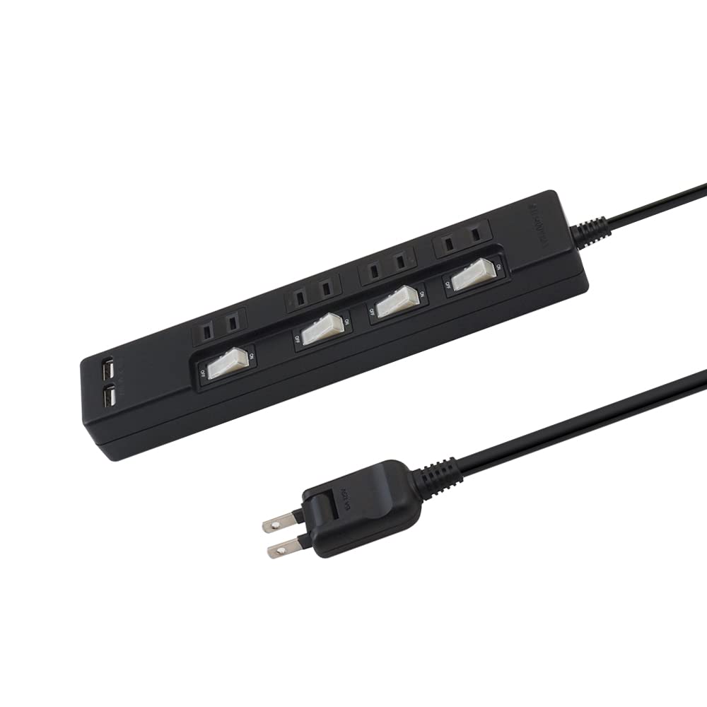 USB電源タップ 8個口 2mコード Amazon.co.jp: 電源タップ 延長コード 2m usb コンセント 8個AC