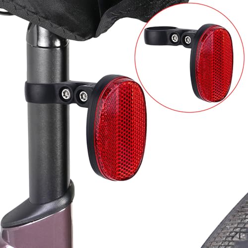 Feu arrière vélo réfléchissant avec montage éclairage stable - 2
