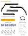 Saleago in-Channel Window Rain Guards Fit for Truck Jeep Wrangler JL 2018-2025 and Gladiator 2020-2025 Extra Durable Window Visors Window Deflectors Vent Visors Vent Shades Car Accessories-4 pcs