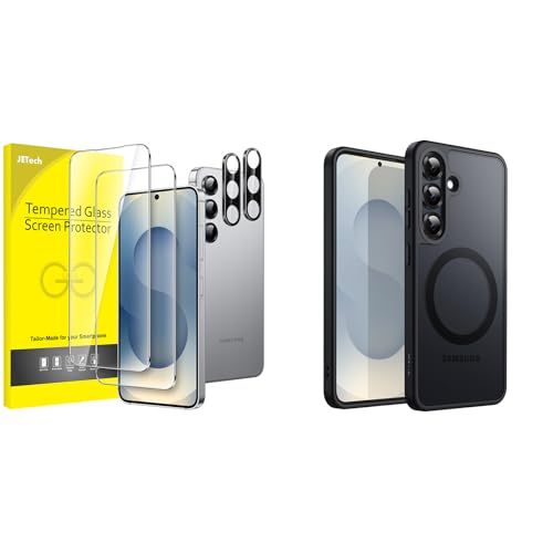 Samsung S25 Protection Écran JETech Antichoc à Coque Magnétique