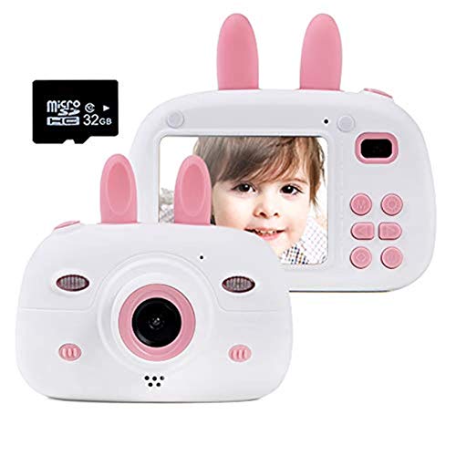 Flash Deals - 70% OFF Rabbit Kids Toys Camera,Digital Toddlers Camera,Compact Cameras for Children,Gift for Boys Girls Easter 1800W HD Video Camera,Pink(32GB Memory Card Included) Get Cheap Price Rabbit Kids Toys Camera,Digital Toddlers Camera,Compact Cameras for Children,Gift for Boys Girls Easter 1800W HD Video Camera,Pink(32GB Memory Card Included)