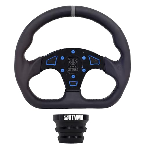 UTV Steering Wheel (Can-Am) (Blue, DriftX (D Shape))