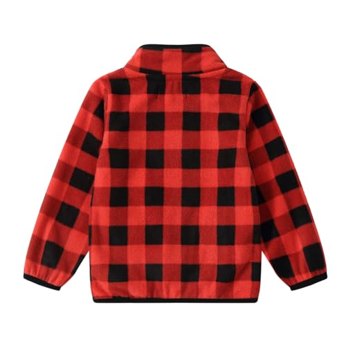 Image of LittleSpring Girls Boys Fleece Jacket Zip Up Lightweight Printing