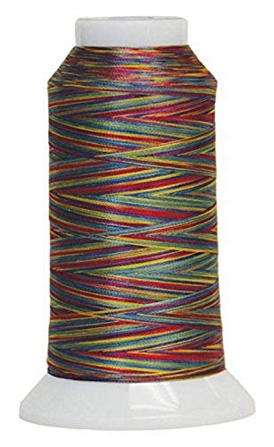 Superior Threads Fantastico 2-Ply 40-Weight High Strength Polyester Embroidery Quilting Sewing Thread - 2,000 Yard Cone (#5011 Stained Glass)