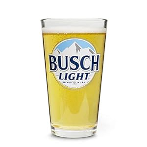 Busch LIGHT Beer Pint Glass Set | Set of 2