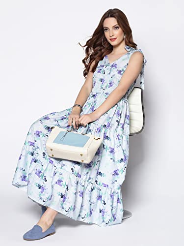 Image of Sera Women's Polyester Fit and Flare Maxi Dress