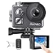 Produktbild AKASO V50 Ultra 4K/30fps 20MP Action Cam WiFi Action Kamera mit Bildstabilisierung, 30M Unterwasserkamera mit Fernbedienung, 170°Weitwinkel, 2 wiederaufladbare AkkuZubehör