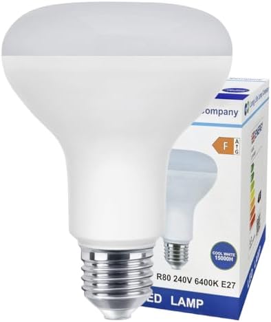 Long Life Lamp Company 12W LED R80 Reflector Bulb Energy Saving Spot ...