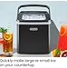 ICEMAN Dual-Size Ice Maker Countertop - Portable Ice Machine, Large and Small Ice Machine Maker with Self Cleaning, 9 Cubes in 7 Mins, 22lbs/24hrs, for Home, Kitchen, Office, Party, Ice Scoop Included