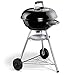 Weber 21553 Compact Kettle Barbecue compatto, da 47 cm, di colore nero