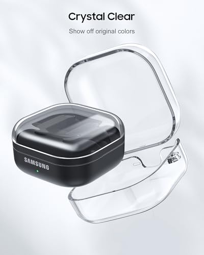 Fintie Hülle für Samsung Galaxy Buds 4/4 Pro 2025 - Weiche TPU Case Transparent Schutzhülle