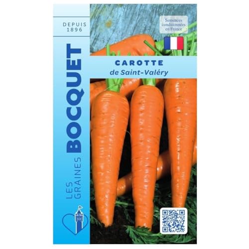 Sachet de graines de Carotte longue de Saint Valéry - 7 g - légume racine - LES GRAINES BOCQUET