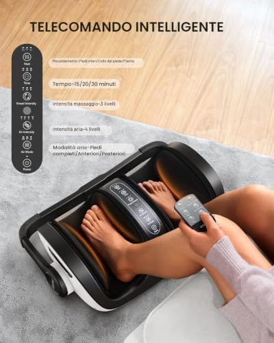 RENPHO Massaggiatore piedi Shiatsu 4 in 1
