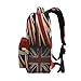 UOYO Backpacks UK British Flag School Bag Student Bookbag Adjustable Shoulder Bags Laptop Rucksack Travel Hiking Camping Daypack for Teens Girls Boys Women Men