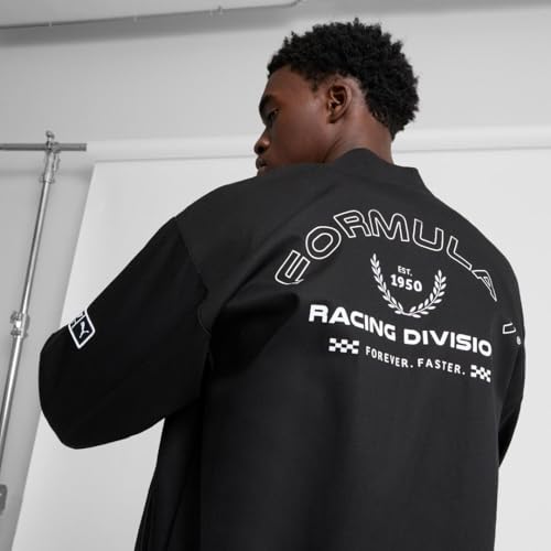 PUMA Mens F1 Statement Bomber Jacket Athletic Outerwear Casual - Black4