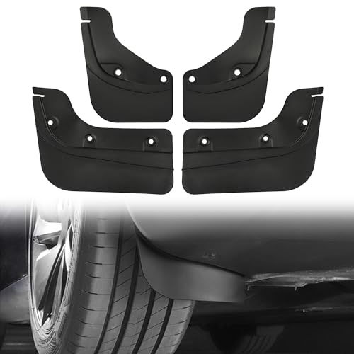 Image of frani Upgraded Integrated Mud Flaps Designed for Tesla Model Y Juniper 2025-2026,All Weather Guards, No Drilling /Tape Required(Set of 4)