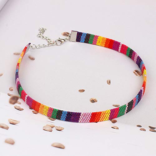Classic Pieces Choker Necklace Set – Multicolor