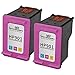 Speedy Inks Remanufactured Ink Cartridge Replacement for HP 901 (Color, 2-Pack)
