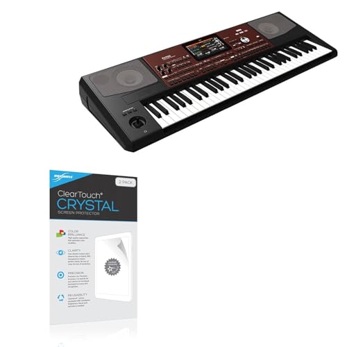 BoxWave Screen Protector Compatible With Korg Pa700 - ClearTouch Crystal (2-Pack), HD Film Skin - Shields From Scratches