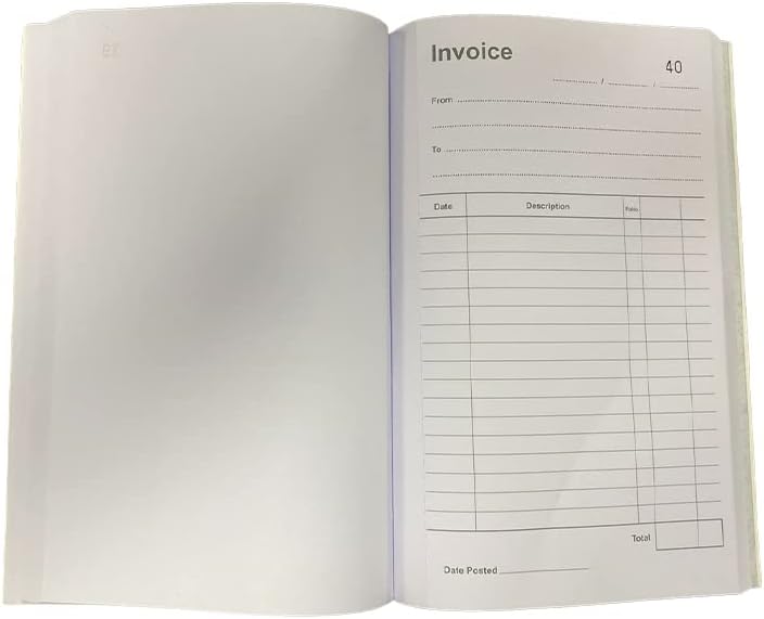 1-80 Pages Numbered Invoice Duplicate Book, Full A5 Size Invoice Duplicate Book for Business, Home, Office, Shop and Warehouse (1) 3 41bv7u1CnAL. AC SL1000