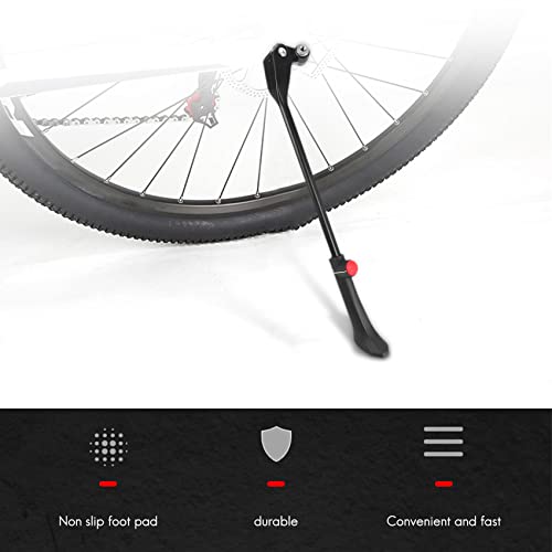 Aduoke 調節可能なロード自転車キックスタンドパーキングラ