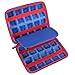 Mchoi Hot Wheels Case Storage for 20 Cars, Toy Car Organizer for Your Matchbox Cars Storage, Blue, Case Only