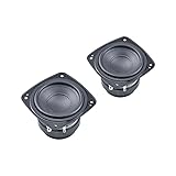 Impédance : 4 ohms for JBL for Boo-mbox 3 Haut-Parleur Milieu De Gamme 2.75 Pouces 81mm Haut De Gamme Niveau De Fièvre Médiant 4ohm Haut-Parleur Double Aimant 1 Paires
