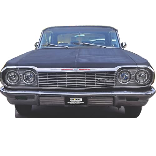 SC2493 Black 64 Chevy Impala Lowrider Cardboard Cutout Standee Standup