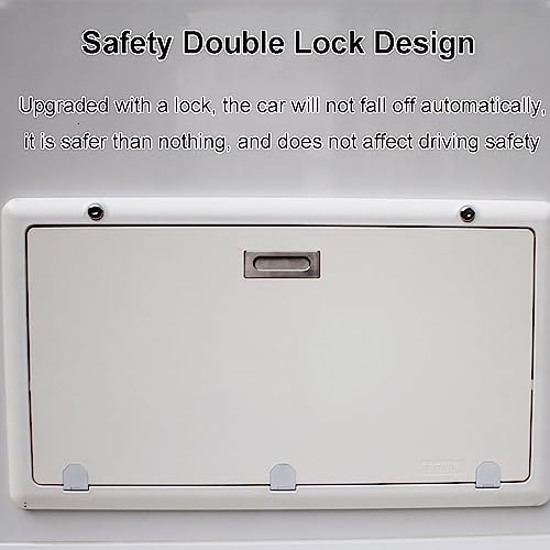 Aluminum RV Table, RV Foldable Picnic Table, RV Folding Wall Table, Wall Mount Camping Picnic 800x450mm/31.5x17.7 Inch, 25KG/55.11lb Maximum Load, for RV Caravan (Color : Black)