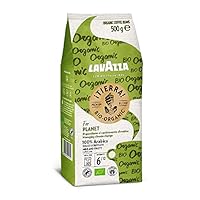Lavazza Tierra For Planet, 100% Organic Arabica Medium Roast Coffee Beans, Pack of 500g