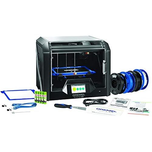 Dremel - 3D45-EDU DigiLab 3D45 Award Winning 3D Printer w/extra supplies, 30 Lesson plans, PC & MAC OS, Chromebook, iPad Compatible, Built-in HD Camera, Heated Build Plate
