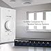 Pyle Home Wall Mount Volume Control Knob- Flush In-Wall Plate,Rotary Style Adjustment, 20-20kHz Freq. Response,Companion for Hi-Fi, Four-Pair Speaker Selector w/ Audio&Video Compatibility,White- PVC1