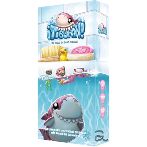 Synapses Games ¡Tiburón!, Juego de Mesa, A Partir de 8 Años, De 2 a 7 Jugadores, 10-20 Minutos por Partida, Español