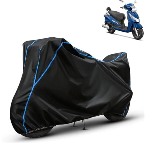 Image of Kerwa Waterproof Bike Cover Compatible with Hero Destini Prime 125 Xtec | Dust Proof, UV-Resistant, All-Weather Protection Bike Body Cover, Windproof Elastic Bottom