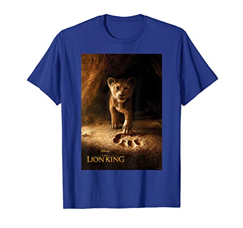 Disney the lion king simba paw live action movie poster c3 t-shir…