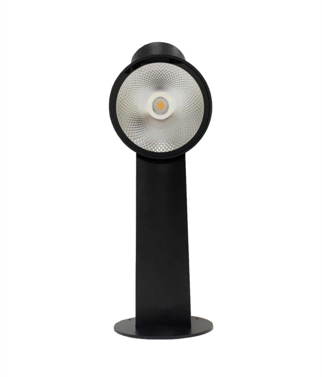 ONSSI Lámpara LED Exterior Jardin 10W,(Blanco Cálido,3000k) Iluminación Exterior Farola de Suelo/Sobremuro,COB LED Negro,Foco LED Para Jardín,Patio o Terraza (70cm)