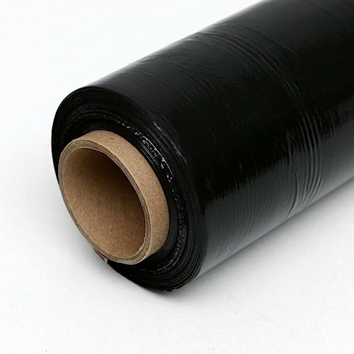 Bobina/Rolo Filme Stretch Preto 500mm x 25 Micras 3,0kg