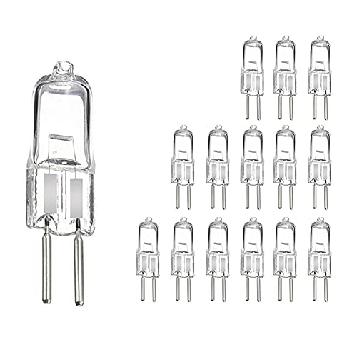 QJFORU Ampoules halogènes G5.3 24 V 20 W à 250 W, lot de 15, blanc chaud(G5.3-24v-35w) QJFORU Ampoules halogènes G5.3 24 V 20 W à 250 W, lot de 15, blanc chaud(G5.3-24v-35w)