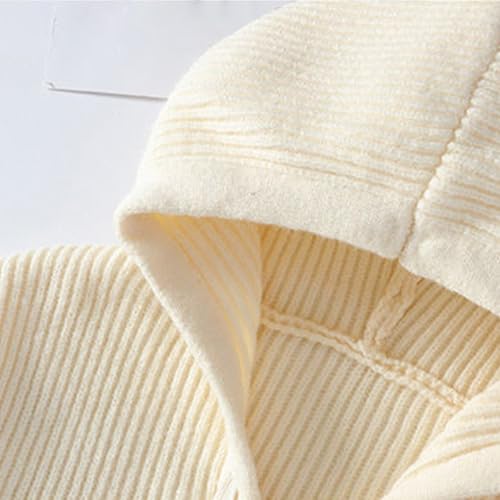 Cambkatl Men's Zip Up Hooded Cardigan Sweaters, Loose Drawstring Casual Long Sleeve Knitted Outerwear Tops with Pockets4