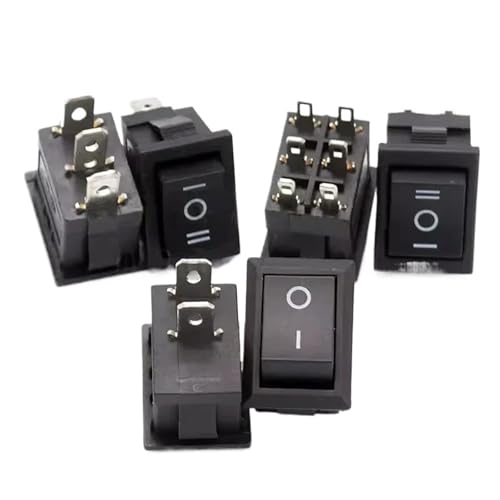 Interruptor KCD1 4 pines con corte total de corriente 6A 250V para paneles de control 6