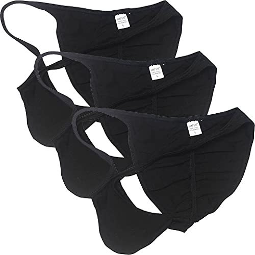 Men's Cotton Cheeky Briefs Bikini Underwear Bulge Pouch Sorts Pucker Back Bikini Briefs