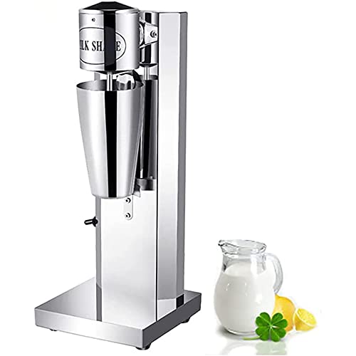 MYDLO Batidora Comercial, Batidora Eléctrica De 180W para Batidos Smoothie Milk Ice Cream Blender con 2 Velocidades Ajustables Y Vaso De 800ML (Cabezal Único)