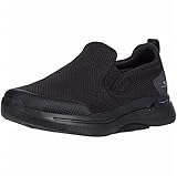 Corte en arco Skechers Performance Go Walk Arch Fit-Togpath, Zapatillas Hombre, Negro (BBK Black Textile/Synthetic/Black Trim), 46 EU